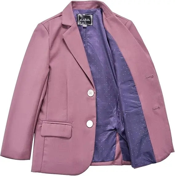 4 Pieces Pink Jacket Vest Pants Bowtie Children Skinny Dress Gentleman Kids Photograph Suit Boys Graduation Performance Costume SHOWLU FASHION STORE