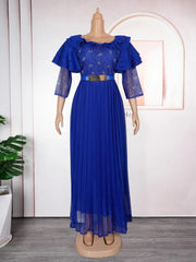 Party Evening Dresses For Women Long Sleeve Robe African Dashiki Crystal Outfits Wedding Birthday Prom Gown Dubai Turkey Kaftans SHOWLU FASHION STORE