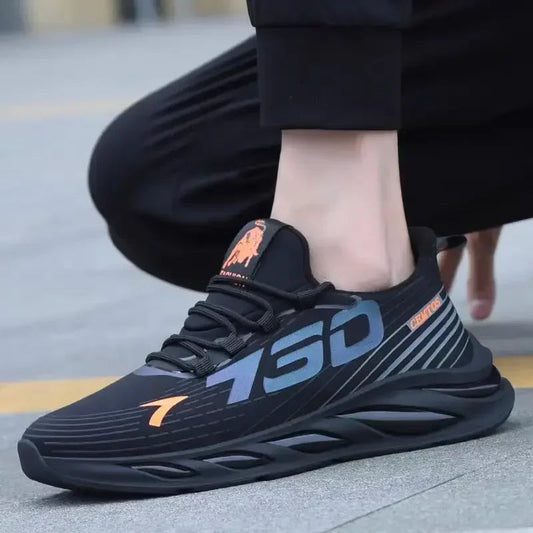 Men's sports and leisure shoes, men's summer trend new shoes, round headed black men's sports shoes SHOWLU FASHION STORE