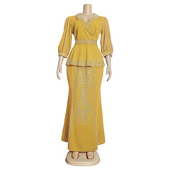 2 Pieces Set Africa Clothes Dashiki African Skirts And Top for Women Ankara Wedding Gown Outfits 2024 Plus Size Lady Party Dress SHOWLU FASHION STORE
