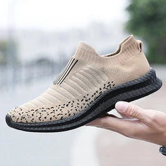 Men Shoes Breathable Men's Sneakers Comfortable Running Shoes Tenis Outdoor Slip On Walking Sneakers Sock Jogging Shoes SHOWLU FASHION STORE