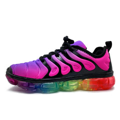 New Candy Color Men Transparent Bottom Sneakers Running Shoes Women Hiking Shoes Couple Autumn Rainbow Sports Shoes wholesale SHOWLU FASHION STORE