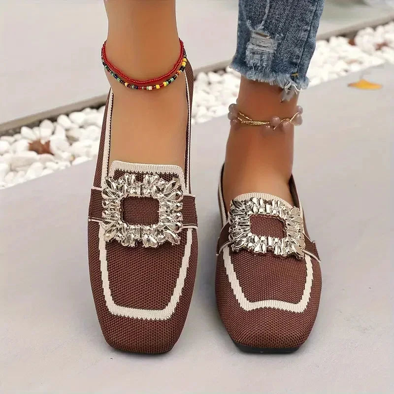 2024 New Spring Autumn Lightweight Flat Bottom Walking Shoes Women Comfortable Round Toe Shoes Lazy Loafers Zapatos De Mujer SHOWLU FASHION STORE
