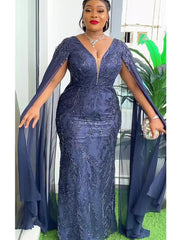 Plus Size African Party Dresses for Women Dashiki Ankara Sequin Wedding Evening Gown Sexy Bodycon Maxi Long Dress Africa Clothes SHOWLU FASHION STORE