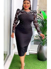 Plus Size African Party Dresses for Women 2025 New Fashion Dashiki Ankara Lace Wedding Gowns Elegant Turkey Muslim Maxi Dress SHOWLU FASHION STORE
