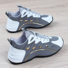 Men's Shoes 2024 Summer New Sneakers for Men Lightweight Soft Unisex Leather Comfort Platform Vulcanized Shoes Zapatillas Hombre SHOWLU FASHION STORE