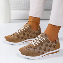 Women Thick Soled Cross Round Head Thin Fashion Shoes Women Comfortable  Breathable Casual Wear-resistant Shoes Zapatos De Mujer SHOWLU FASHION STORE