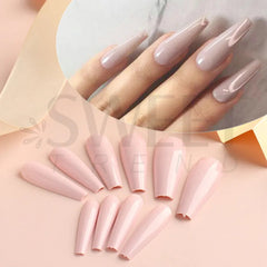 100pcs False Nail Press On Nails Acrylic Extension Coffin Forms Nail Tips Gel Nail Polish Artificial Nail Sets Kits Tools KE1895 SHOWLU FASHION STORE