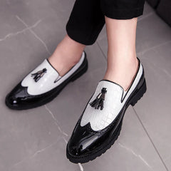 Fashion Shoe Office Shoes for Men Casual Shoes Breathable Leather Loafers Driving Moccasins Comfortable Slip on 2022 Three Color SHOWLU FASHION STORE