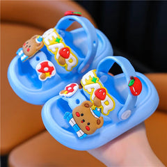 Children's slippers baby girls summer cartoon cute shower wear children's princess soft soled slippers for children  girl shoes SHOWLU FASHION STORE