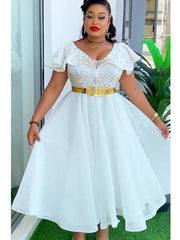 Plus Size African Wedding Party Dresses for Women 2024 New Dashiki Ankara Evening Gown Elegant Turkey Outfit Robe Africa Clothes SHOWLU FASHION STORE