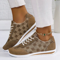 Women Thick Soled Cross Round Head Thin Fashion Shoes Women Comfortable  Breathable Casual Wear-resistant Shoes Zapatos De Mujer SHOWLU FASHION STORE