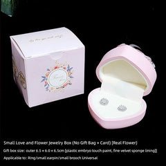 Preserved Fresh Flower Rose Exchange Small Exquisite Jewelry Box SHOWLU FASHION STORE