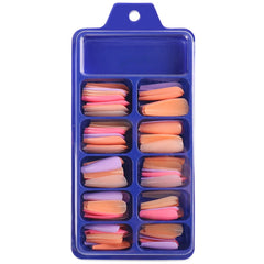 100pcs False Nail Press On Nails Acrylic Extension Coffin Forms Nail Tips Gel Nail Polish Artificial Nail Sets Kits Tools KE1895 SHOWLU FASHION STORE
