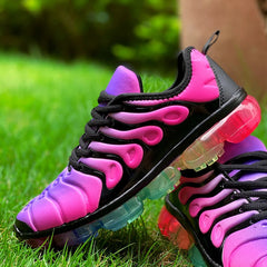 New Candy Color Men Transparent Bottom Sneakers Running Shoes Women Hiking Shoes Couple Autumn Rainbow Sports Shoes wholesale SHOWLU FASHION STORE