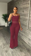 two piece set women outfits summer 2 piece set pants sets crop top women clothes 2022 summer outfit for woman wholesale SHOWLU FASHION STORE