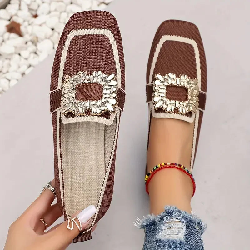 2024 New Spring Autumn Lightweight Flat Bottom Walking Shoes Women Comfortable Round Toe Shoes Lazy Loafers Zapatos De Mujer SHOWLU FASHION STORE
