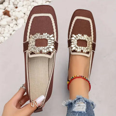 2024 New Spring Autumn Lightweight Flat Bottom Walking Shoes Women Comfortable Round Toe Shoes Lazy Loafers Zapatos De Mujer SHOWLU FASHION STORE