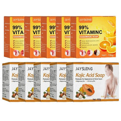 100g Kojic Acid Soap Original Papaya Soap Face Body Whitening Handmade Brighten Anti Aging Acne Remove Dark Spot Moisturizing SHOWLU FASHION STORE