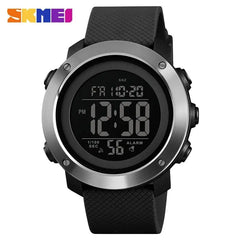 Showlu Fashion Store 0 black silver 1416 SKMEI Brand Top Luxury Waterproof LED Digital Sports Watches Men Fashion Casual Men&#39;s Wristwatches Clock Man Relogio Masculino