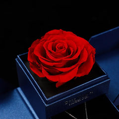 Rose Jewelry Gift Box Bow Packaging Luxury Double Door Drawer Necklace For Girlfriend Mom Simulation Flower Creative Romantic SHOWLU FASHION STORE