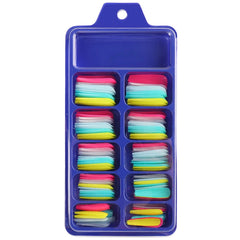 100pcs False Nail Press On Nails Acrylic Extension Coffin Forms Nail Tips Gel Nail Polish Artificial Nail Sets Kits Tools KE1895 SHOWLU FASHION STORE