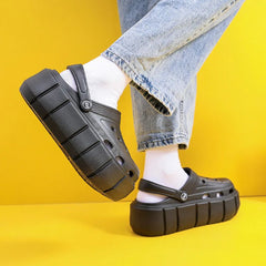 Summer Women Slippers Platform Clogs Outdoor Garden Shoes Female Pool Sandals Bathroom Flip Flops Mules Ladies Beach Slides SHOWLU FASHION STORE