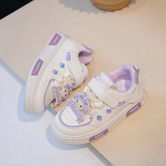 Sanrio Children Cartoon Kawaii Kuromi Melody Casual Board Shoes Spring Autumn Casual Sneakers Anti Slip Soft Sole Sports Shoes SHOWLU FASHION STORE