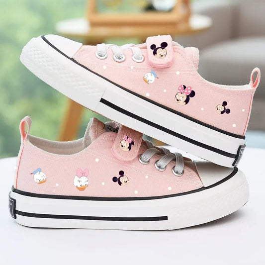 Disney girls frozen princess Mickey Mouse  Kulomi Casual  shoes non-slip soft bottom sports  shoes  for girl gift SHOWLU FASHION STORE