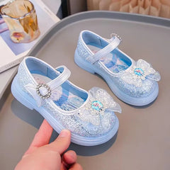 Disney kids frozen princess cute Casual shoes with light soft bottom sports shoes for girl gift SHOWLU FASHION STORE