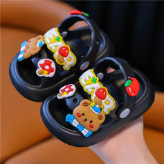 Children's slippers baby girls summer cartoon cute shower wear children's princess soft soled slippers for children  girl shoes SHOWLU FASHION STORE
