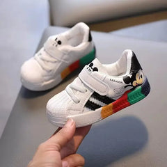 Disney Cartoon Mickey Children Shoes For Boys Girls Sport Sneakers Kids Leisure Autumn Casual Shoes Breathable Running Toddler SHOWLU FASHION STORE