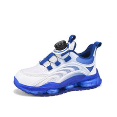 Girls new breathable mesh surface rotating button thick soled air cushion student running shoes non-slip sneakers for boys SHOWLU FASHION STORE