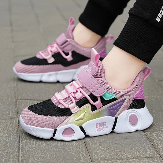 Girls' Campus Fashion Leisure Sports Mesh Breathable Sports Shoes SHOWLU FASHION STORE
