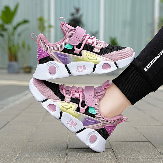 Girls' Campus Fashion Leisure Sports Mesh Breathable Sports Shoes SHOWLU FASHION STORE
