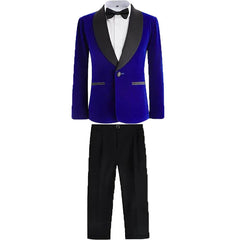 Children Formal Jacket Pants Bowtie 3PCS Photograph Suit Kids 1Year Birthday Party Dress Boys Wedding Performance Evening Set SHOWLU FASHION STORE