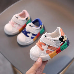 Disney Cartoon Mickey Children Shoes For Boys Girls Sport Sneakers Kids Leisure Autumn Casual Shoes Breathable Running Toddler SHOWLU FASHION STORE