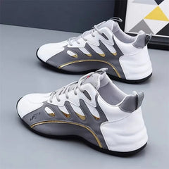 Women Sneakers Summer Platform Leather Waterproof Casual Sports Shoes Women Lightweight Breathable Flats Non-slip Woman Shoes SHOWLU FASHION STORE