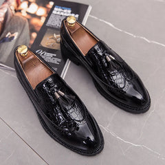 Fashion Shoe Office Shoes for Men Casual Shoes Breathable Leather Loafers Driving Moccasins Comfortable Slip on 2022 Three Color SHOWLU FASHION STORE