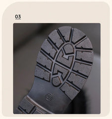 Teenager Girl's Snow Boots Thick Warm Faux Fur Fashion Shoes Platform Waterproof Long Boots For Girls Calf Length Casual Boots SHOWLU FASHION STORE