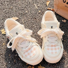 2025 Spring Hello Kitty Anime Kawaii MINISO Board Shoes Cute Cartoon Female Student Sports Casual Sneakers Soft Gifts for Girls SHOWLU FASHION STORE