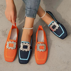 2024 New Spring Autumn Lightweight Flat Bottom Walking Shoes Women Comfortable Round Toe Shoes Lazy Loafers Zapatos De Mujer SHOWLU FASHION STORE