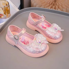 Disney kids frozen princess cute Casual shoes with light soft bottom sports shoes for girl gift SHOWLU FASHION STORE