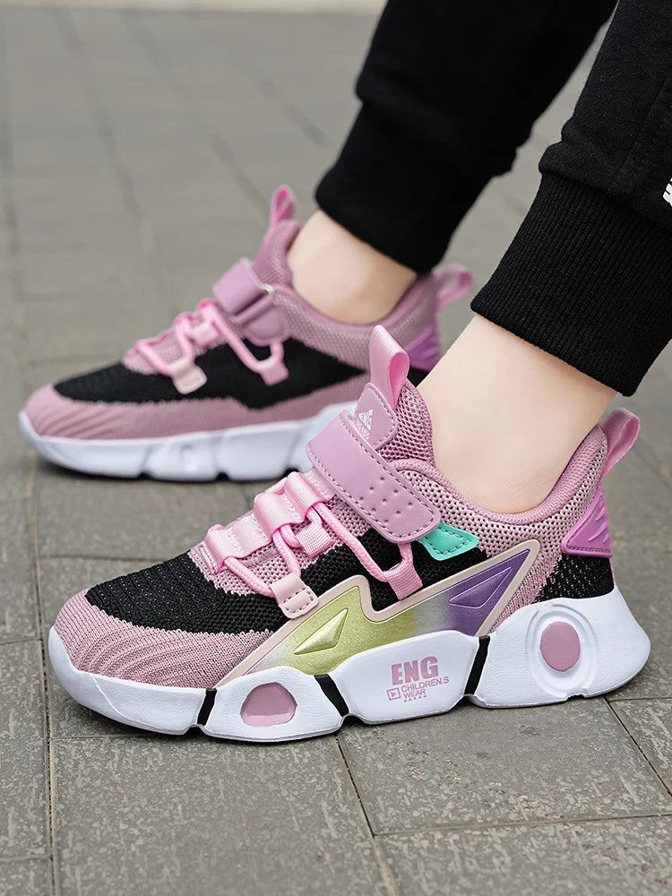 Girls' Campus Fashion Leisure Sports Mesh Breathable Sports Shoes SHOWLU FASHION STORE
