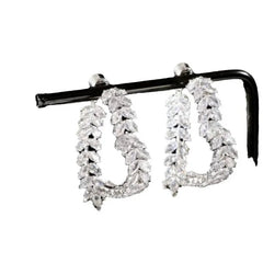 French Style Small Fragrance Pink Wheat Ear Lovehigh-end Feeling Light Luxury Zircon Earrings for Girls. SHOWLU FASHION STORE