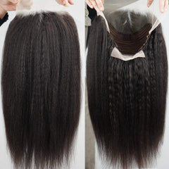 Transparent Lace Frontal Wig Human Hair Lace Frontal Wig 30 Inch Kinky Straight Lace Front Human Hair Wigs For Wome Human Hair - SHOWLU FASHION STORE