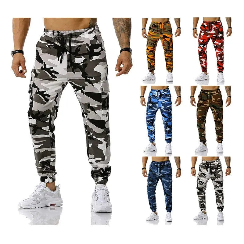 Trendy European and American Leisure Distinctive Army Green Camouflage Printing Outdoor - SHOWLU FASHION STORE