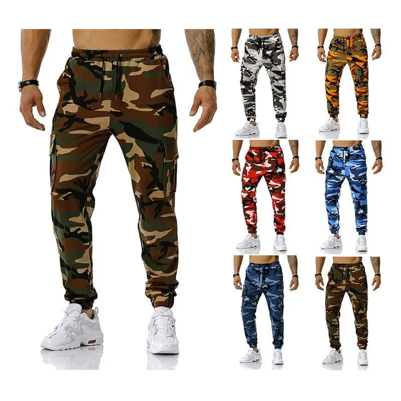 Trendy European and American Leisure Distinctive Army Green Camouflage Printing Outdoor - SHOWLU FASHION STORE