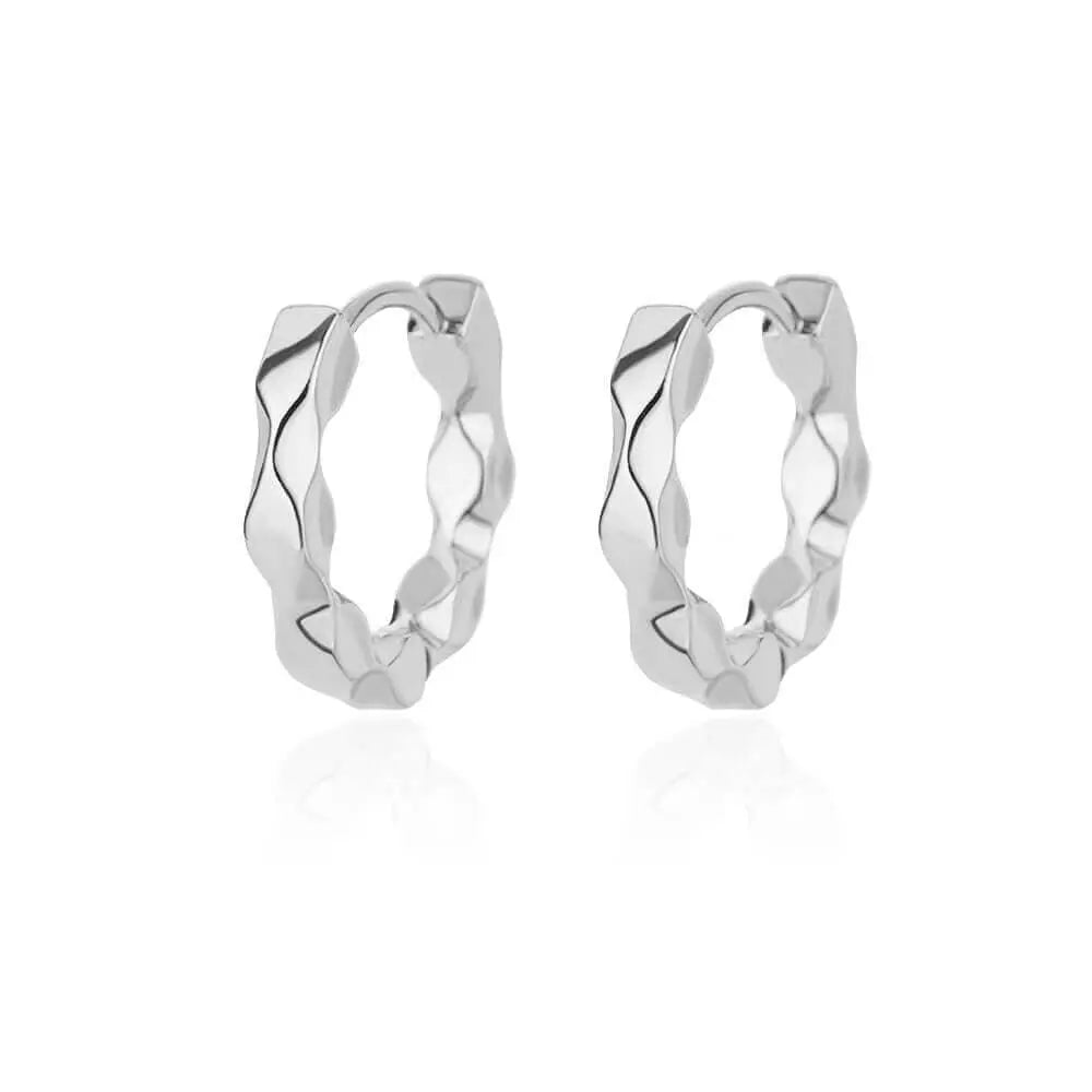  Showlu Fashion Store 0 E3120S-2 / China U-Shaped Square Hoop Earrings for Women Luxury Stainless Steel Circle Earring 2023 Trending Wedding Aesthetic Jewelry aretes