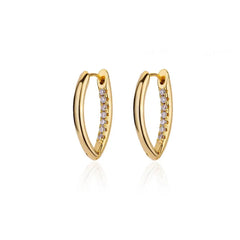 Showlu Fashion Store 0 E3128G-11 / China U-Shaped Square Hoop Earrings for Women Luxury Stainless Steel Circle Earring 2023 Trending Wedding Aesthetic Jewelry aretes